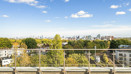 Views over London's skyline from a communal terrace.