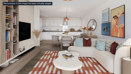 Modern open-plan living and dining room at Brickmark Place, Bracknell